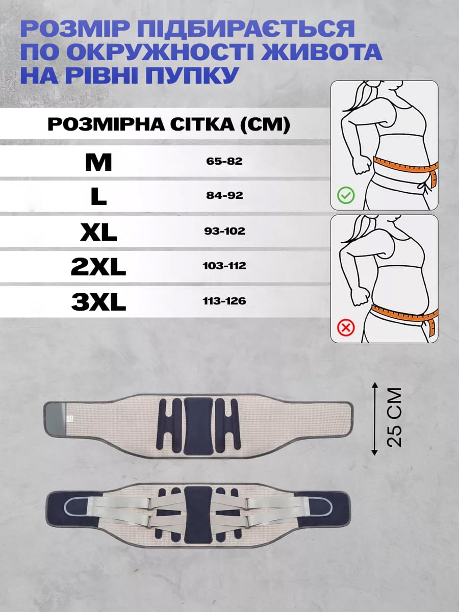 поперековий корсет